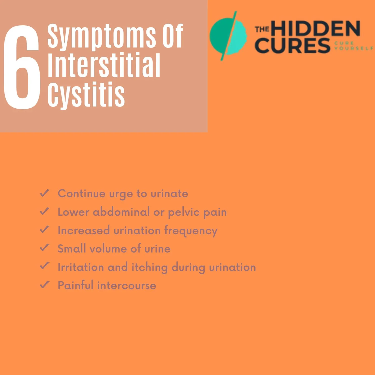 Symptoms Of Interstitial Cystitis